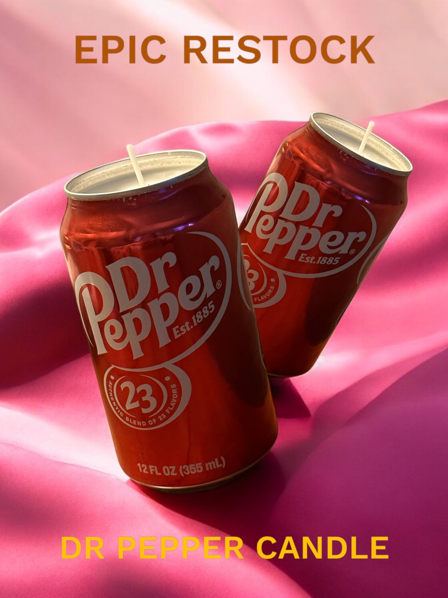 Dr Pepper Candle