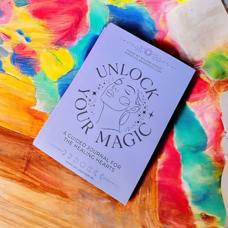 UNLOCK YOUR MAGIC- GUIDED JOURNAL FOR HEALING HEARTS