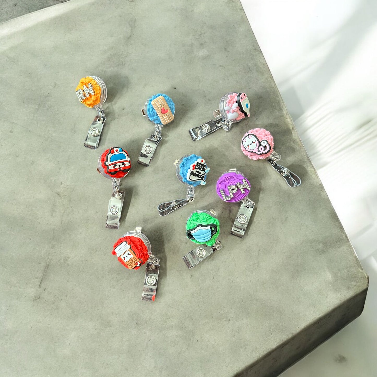 Cute Healthcare Professional Badge Reels