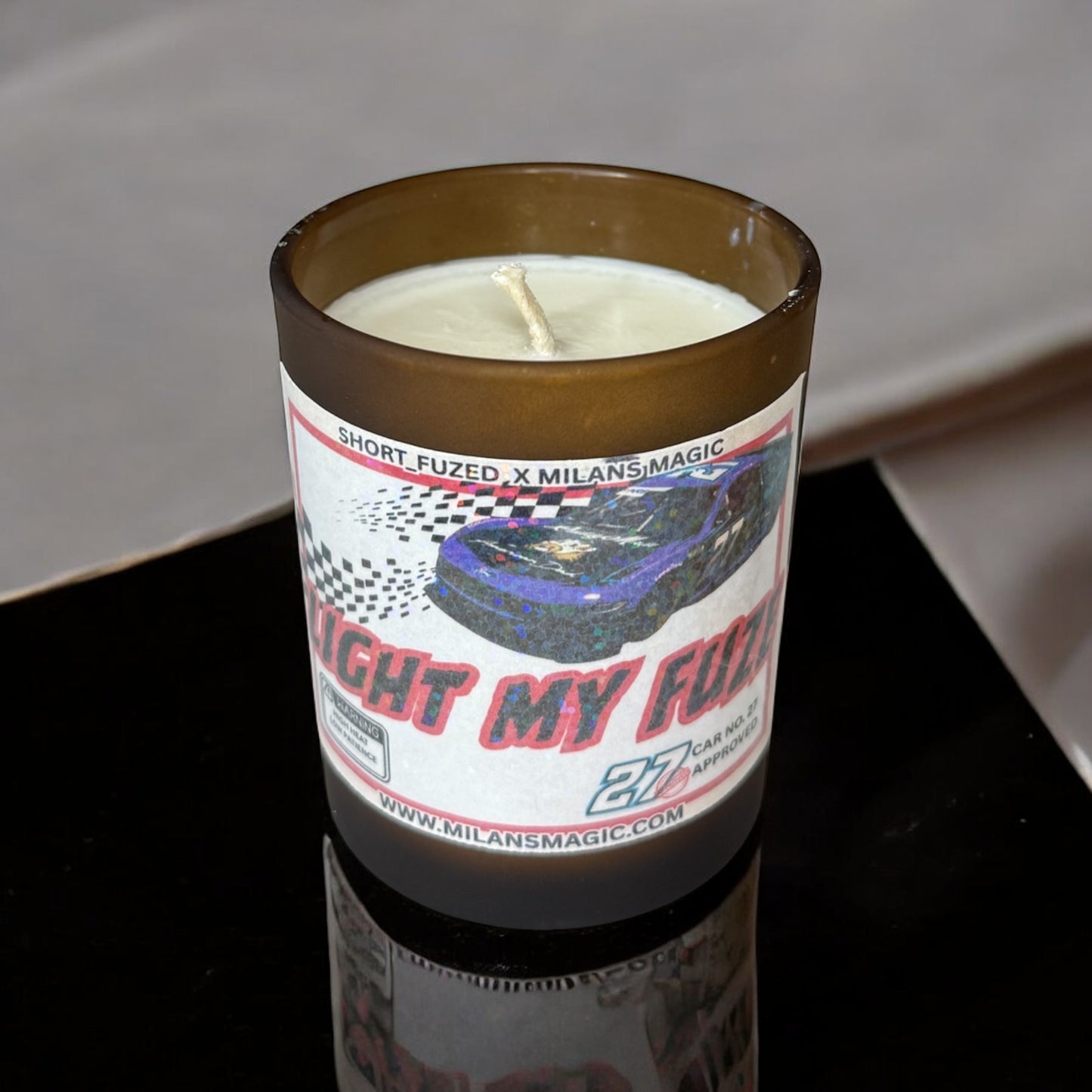 “LIGHT MY FUZE” Short_fuzed Collab Candle