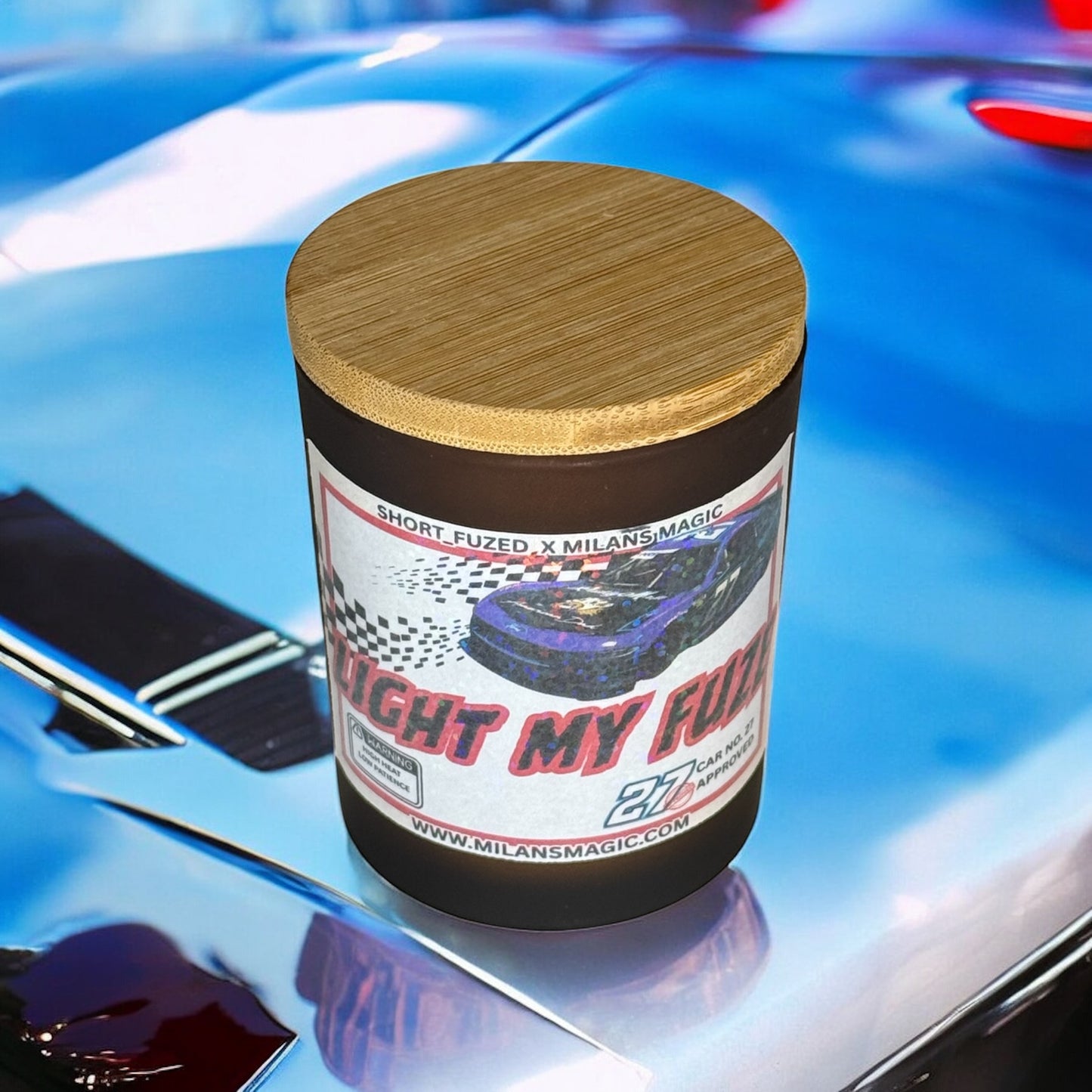“LIGHT MY FUZE” Short_fuzed Collab Candle
