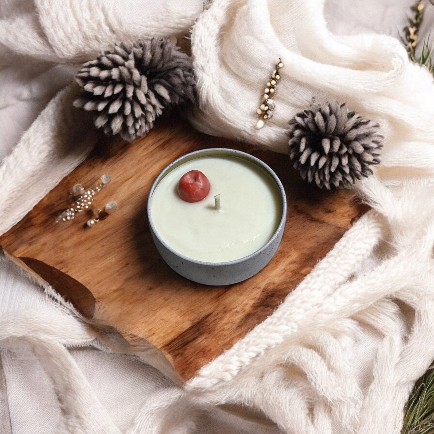 Bourbon Cherry Jam Scented Candle
