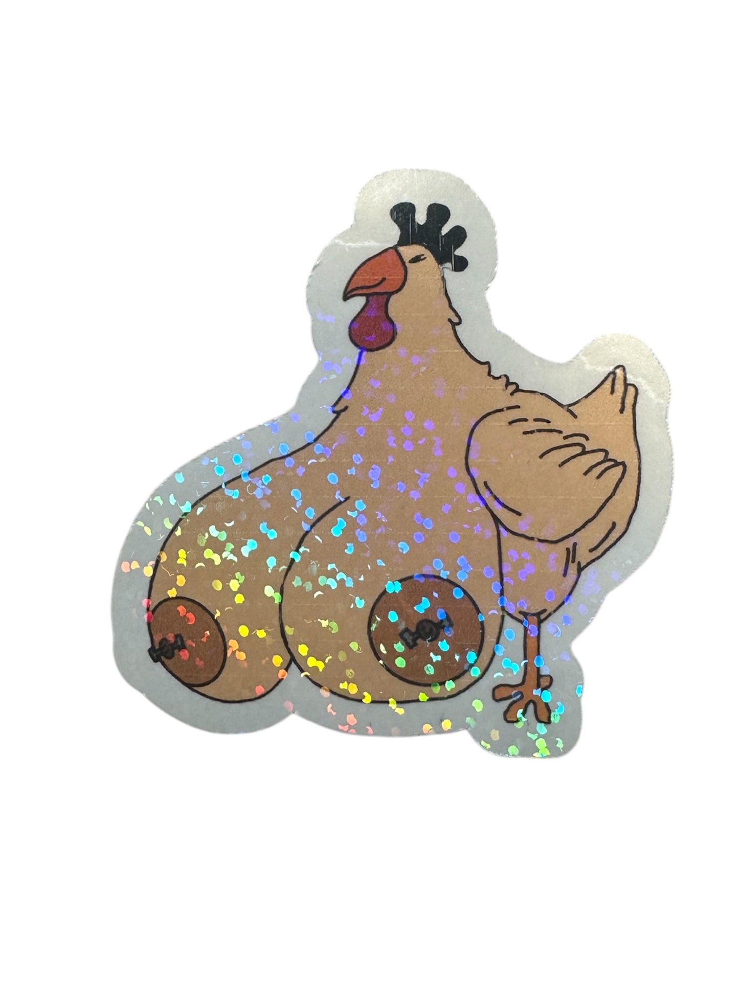 Chicken with Breasts Sticker
