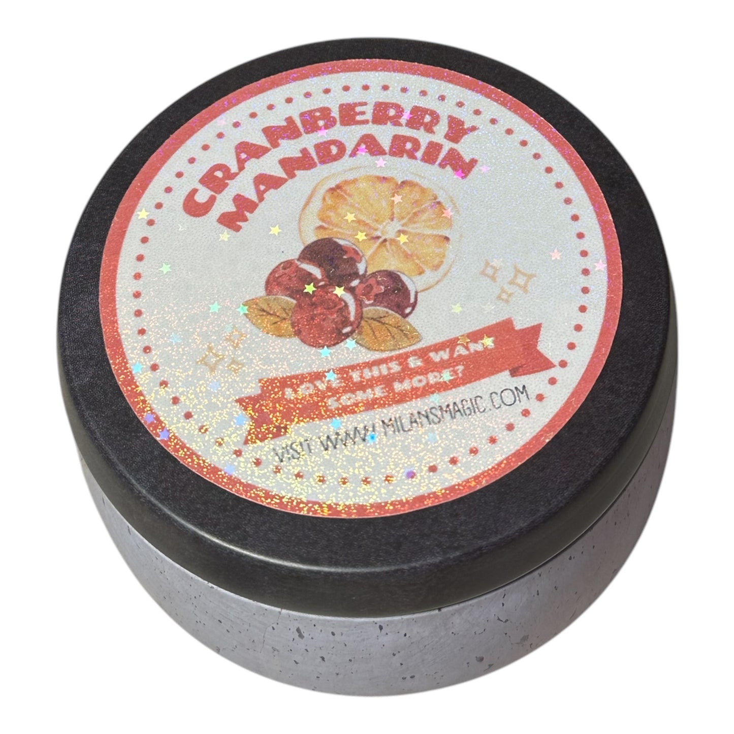 Mandarin & Cranberries Scented Candle