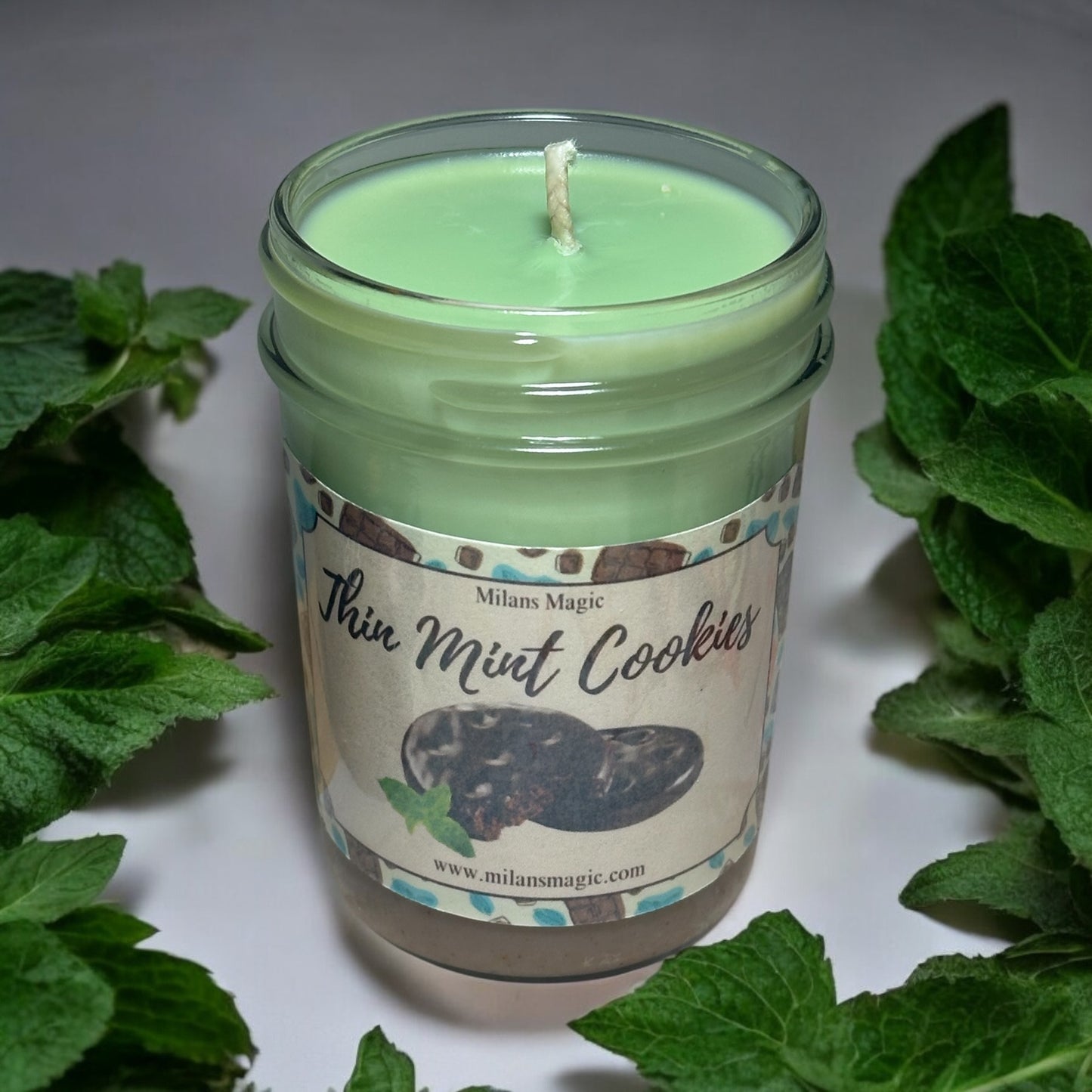 Thin Mint Cookie Candle
