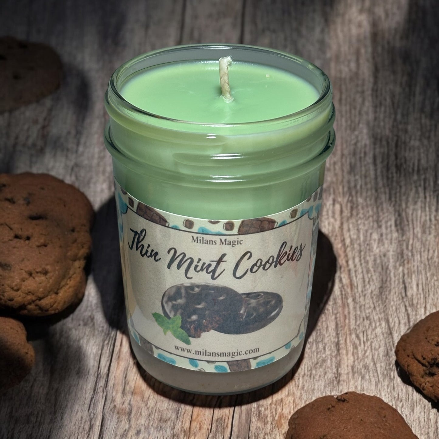 Thin Mint Cookie Candle