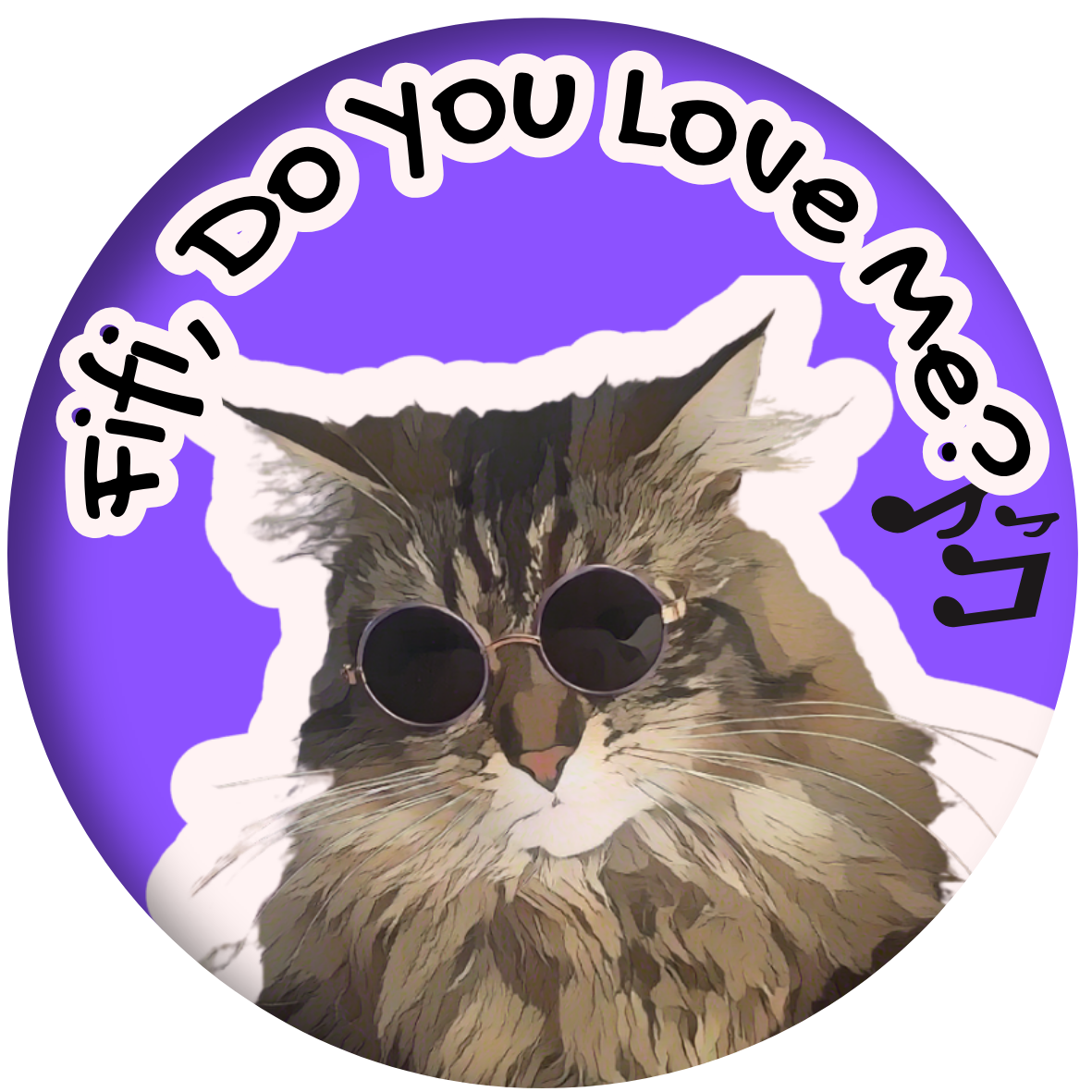 Fifi, Do You Love Me? Sticker
