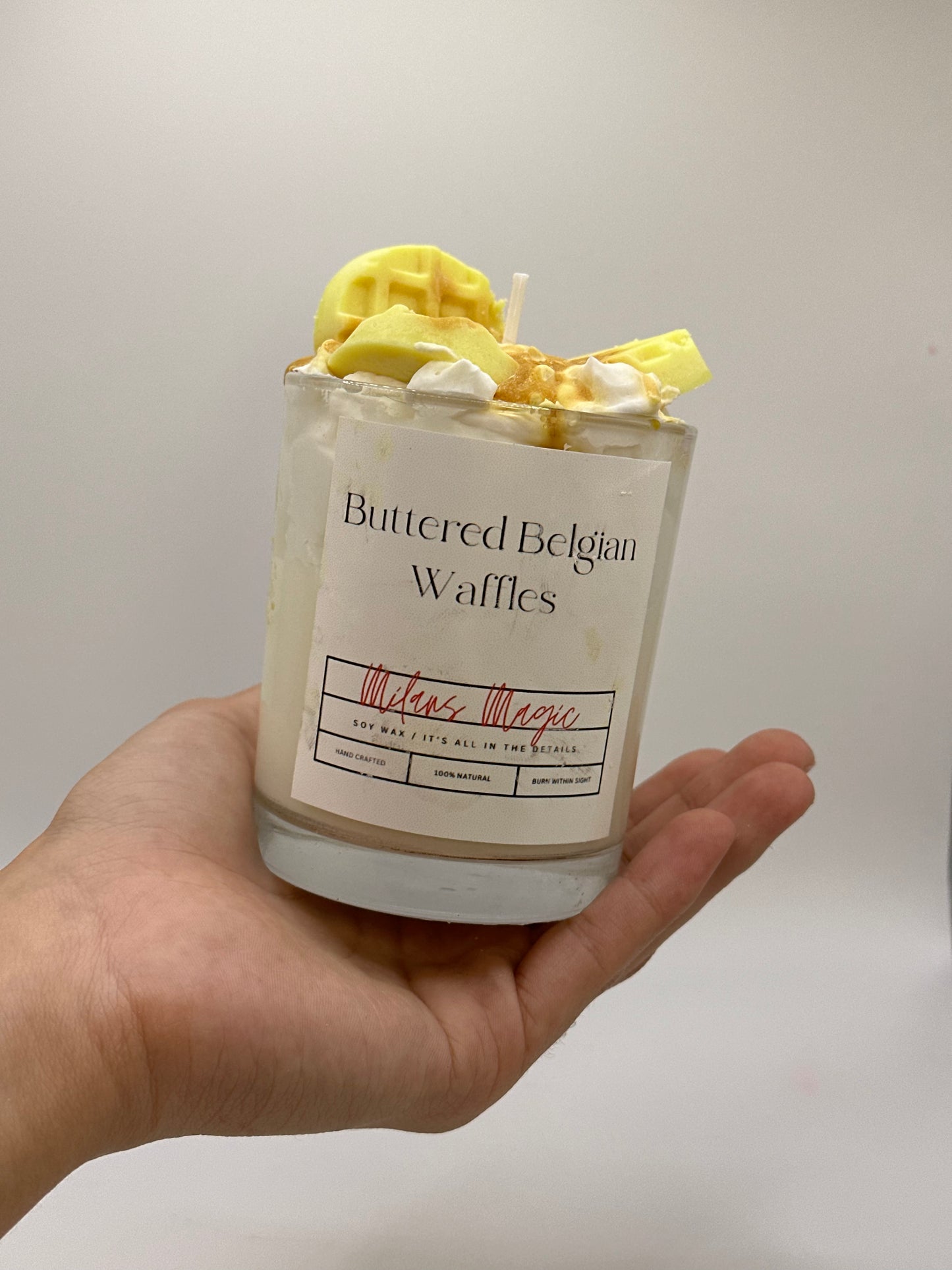 Buttered Belgian Waffles