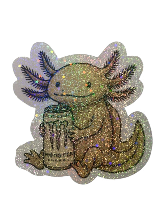 Monster Axolotl Sticker
