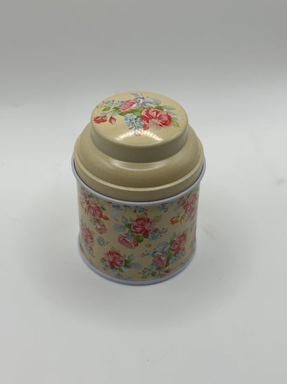 Mini Lavender and Gardenia Candles in Reusable Floral Tins