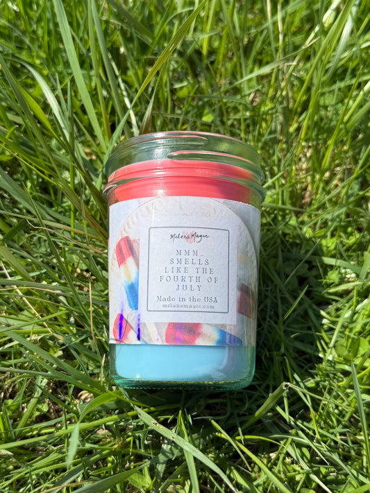 “Mmm Smells Like The Fourth Of July” Popsicle Candle- LIMITED SUMMER EDITION