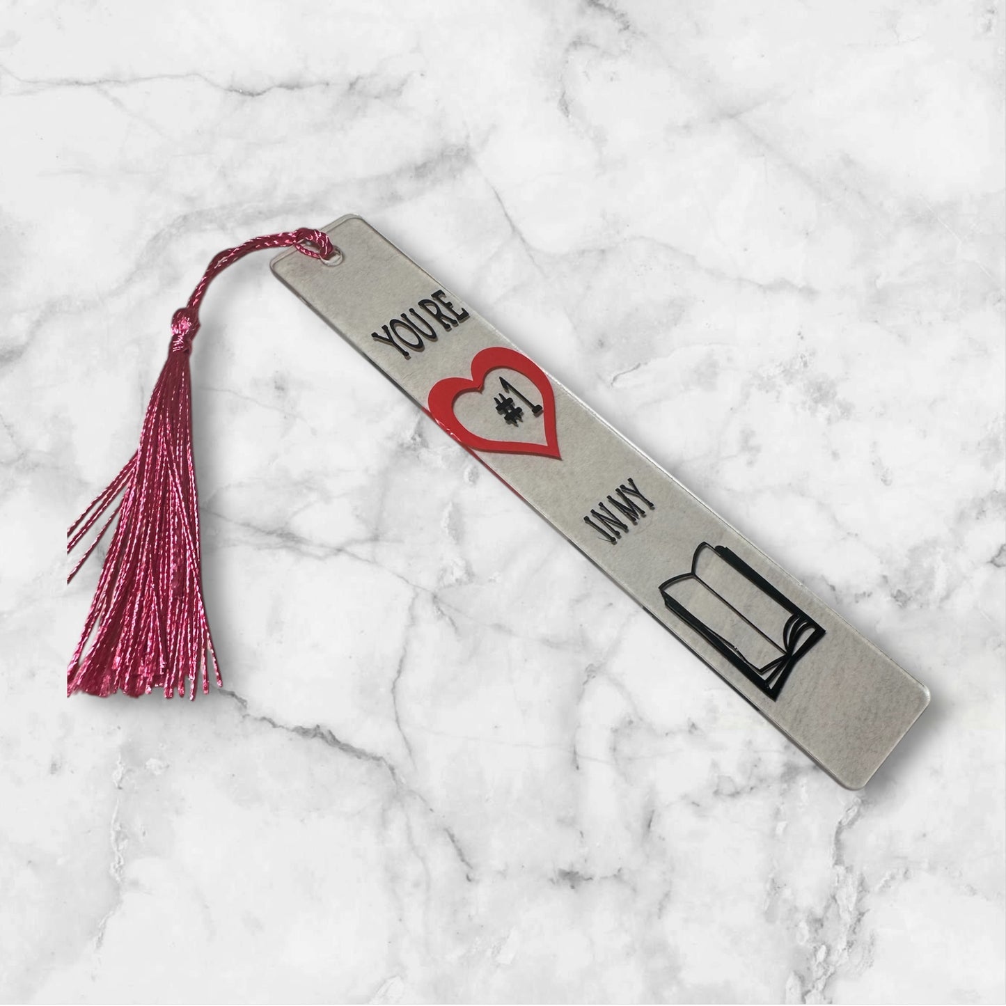 “You’re #1 In My Book” Valentines Day Bookmark