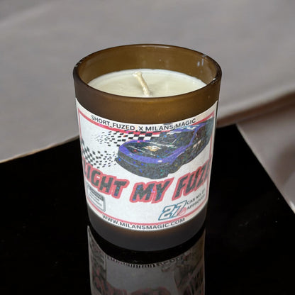 “LIGHT MY FUZE” Short_fuzed Collab Candle