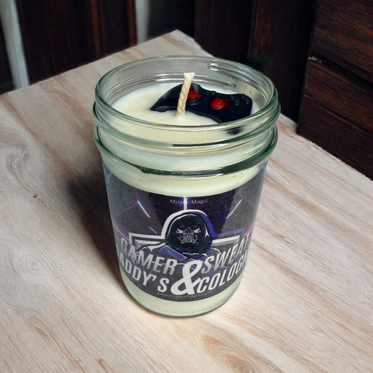 Gamer Sweat & Daddy’s Cologne Candle