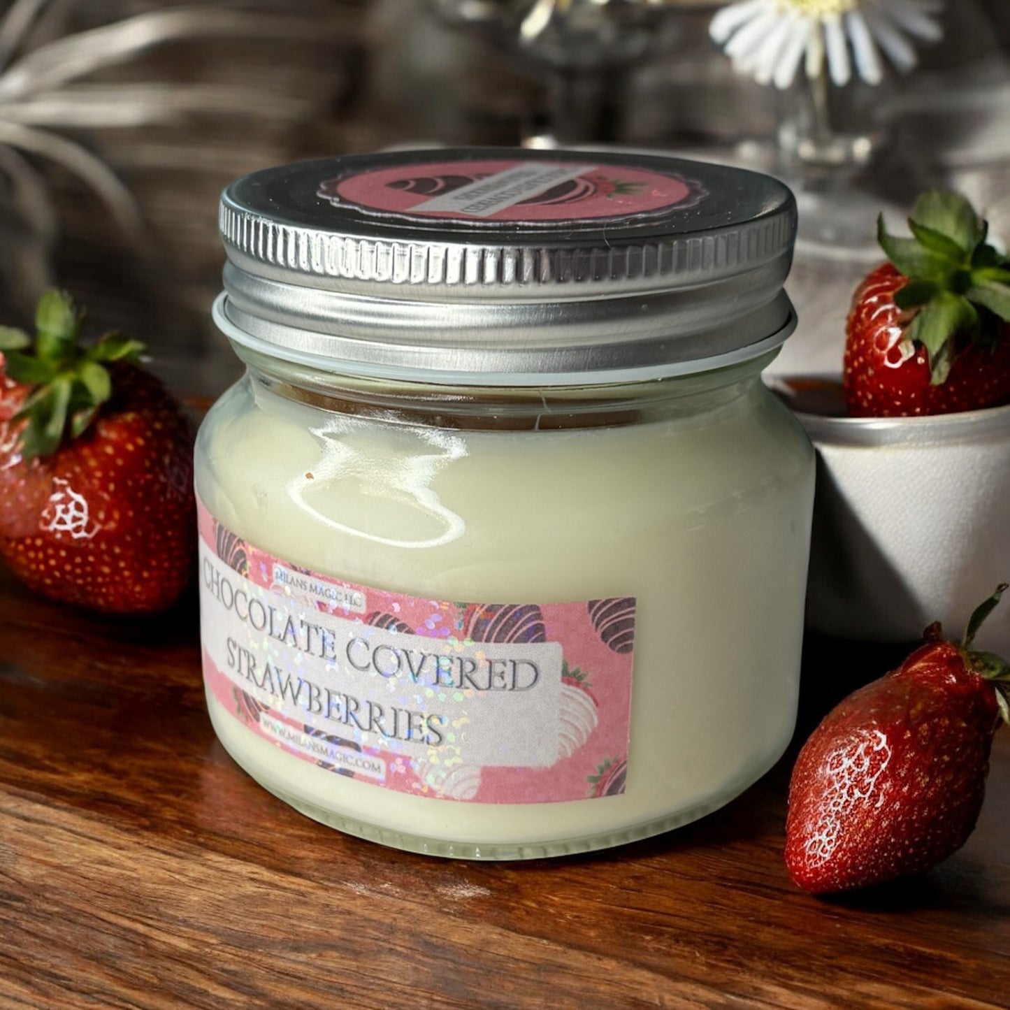 Chocolate Covered Strawberries Candle