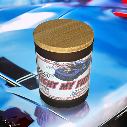 “LIGHT MY FUZE” Short_fuzed Collab Candle