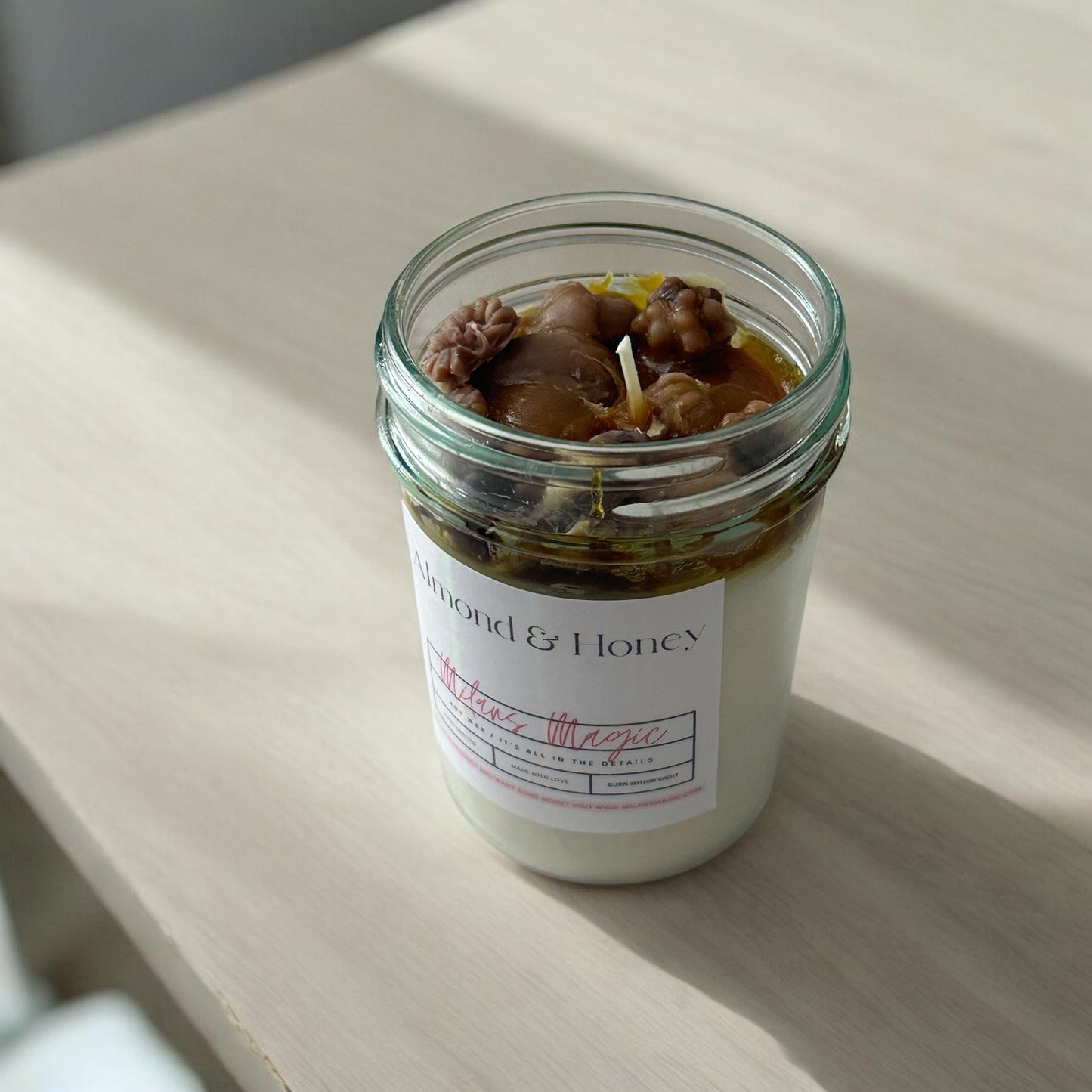 Almond and Honey Candle