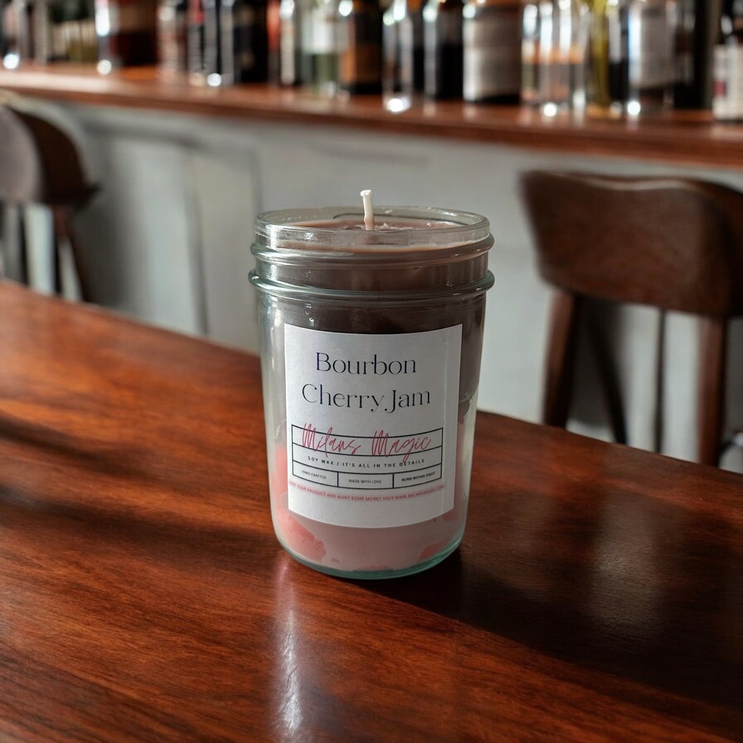 Bourbon Cherry Jam Candle