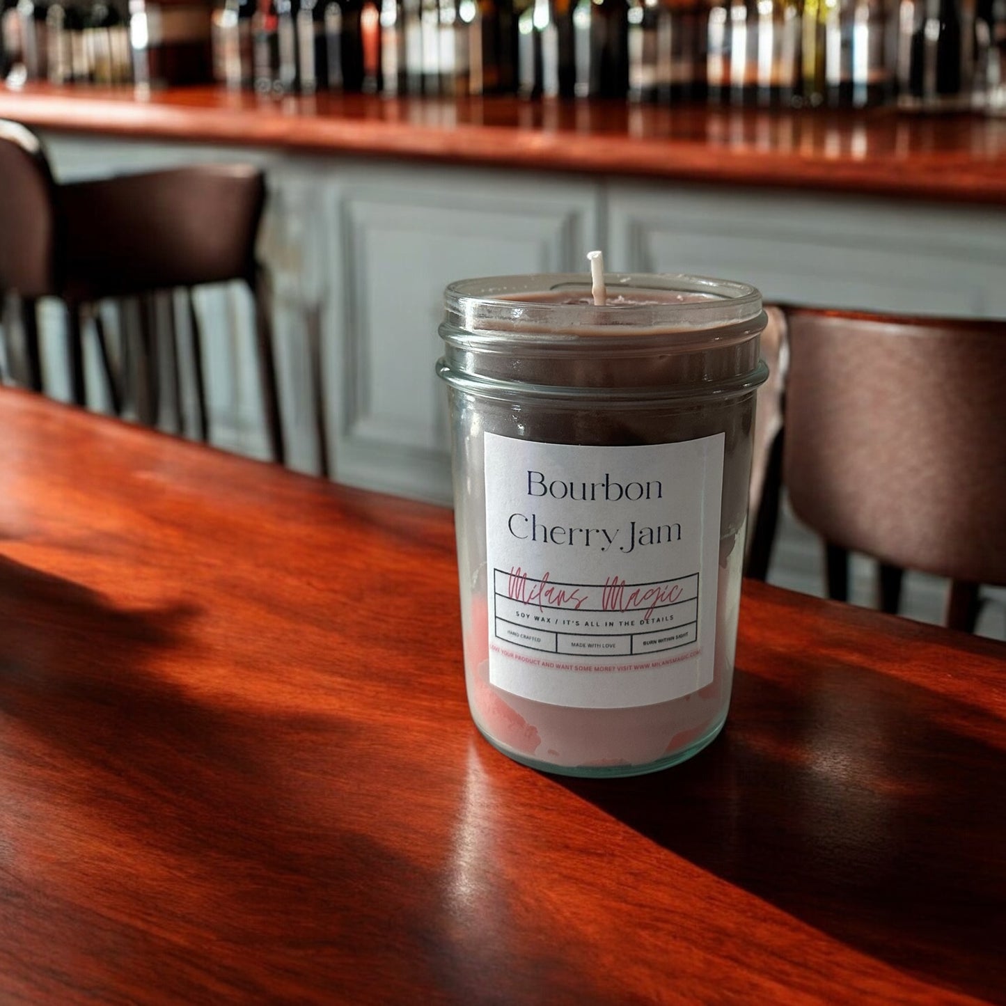 Bourbon Cherry Jam Candle
