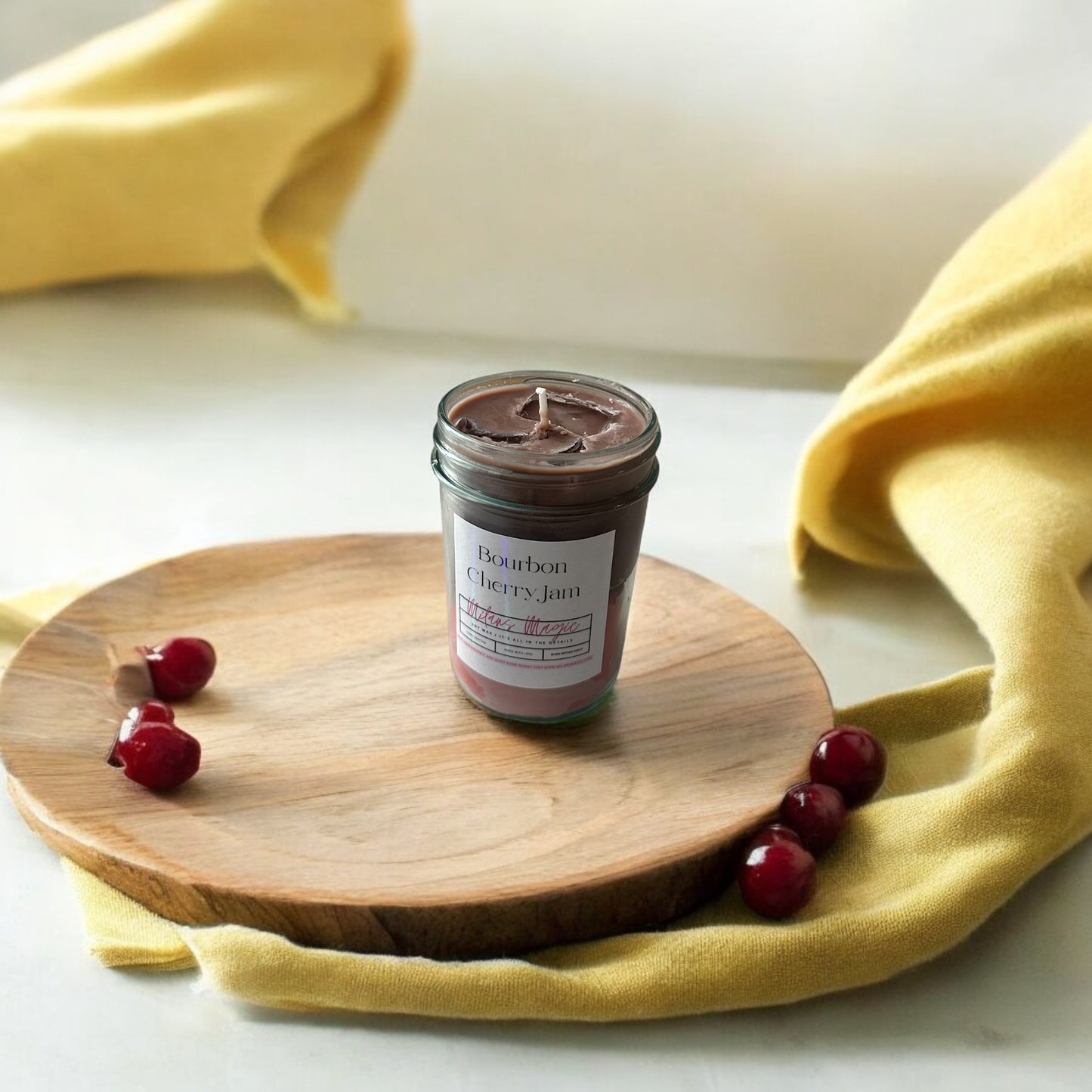 Bourbon Cherry Jam Candle