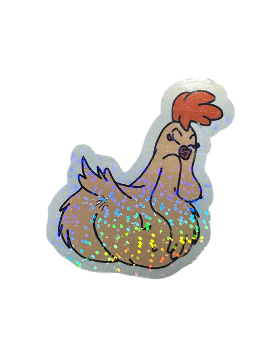 Thick Chicken with Butthole Sticker