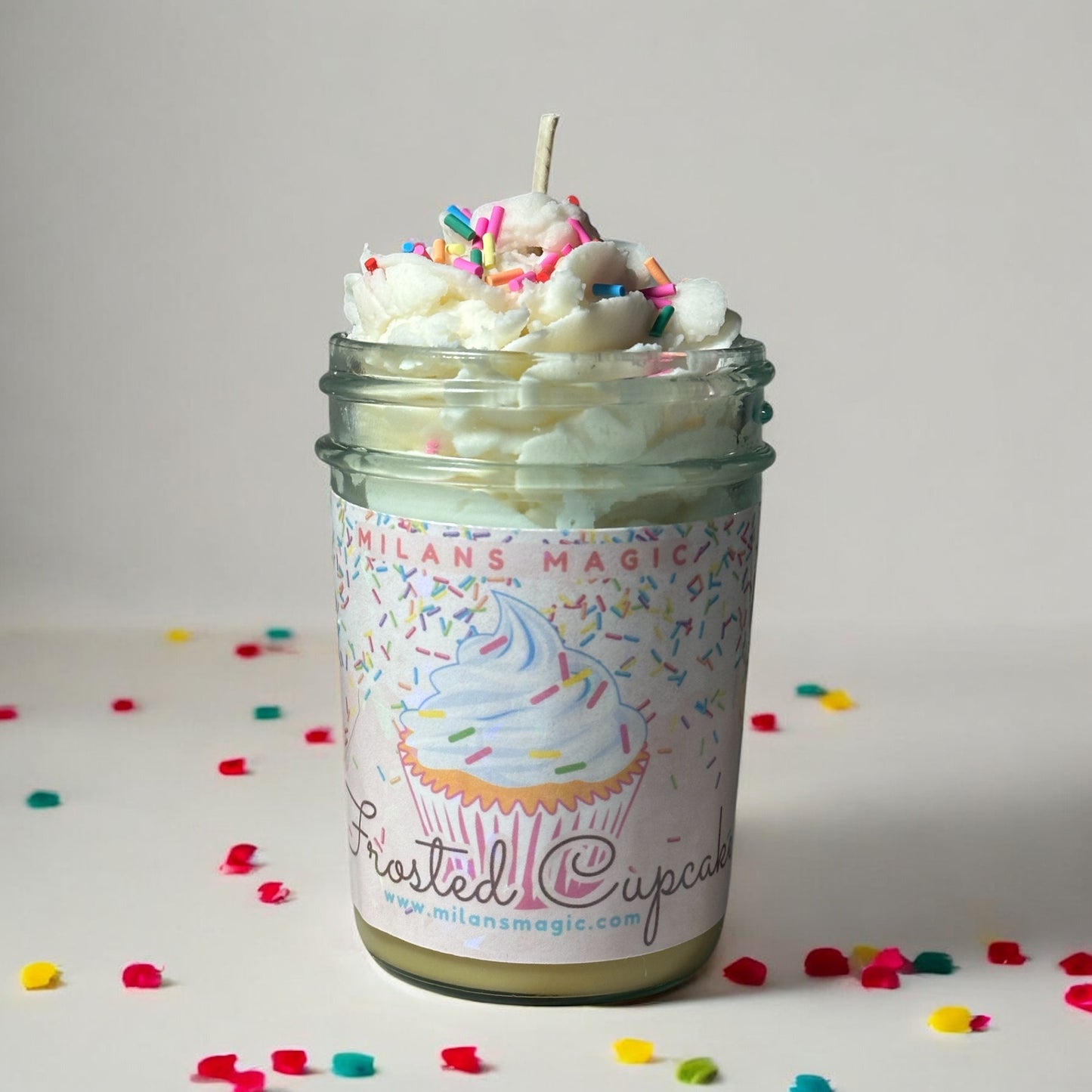 Frosted Cupcake Candle
