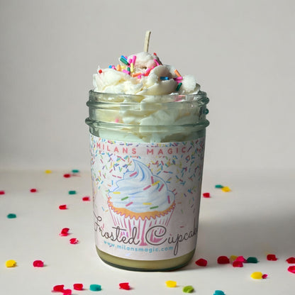 Frosted Cupcake Candle