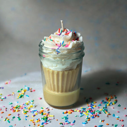 Frosted Cupcake Candle
