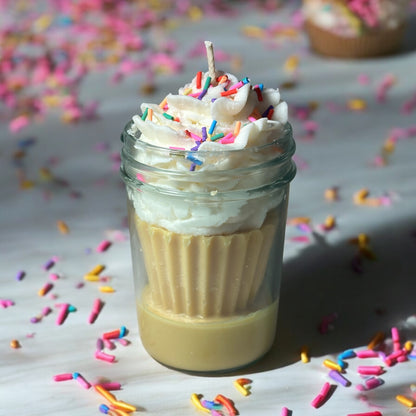 Frosted Cupcake Candle