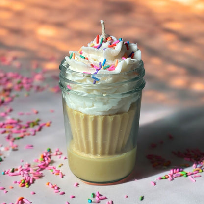 Frosted Cupcake Candle