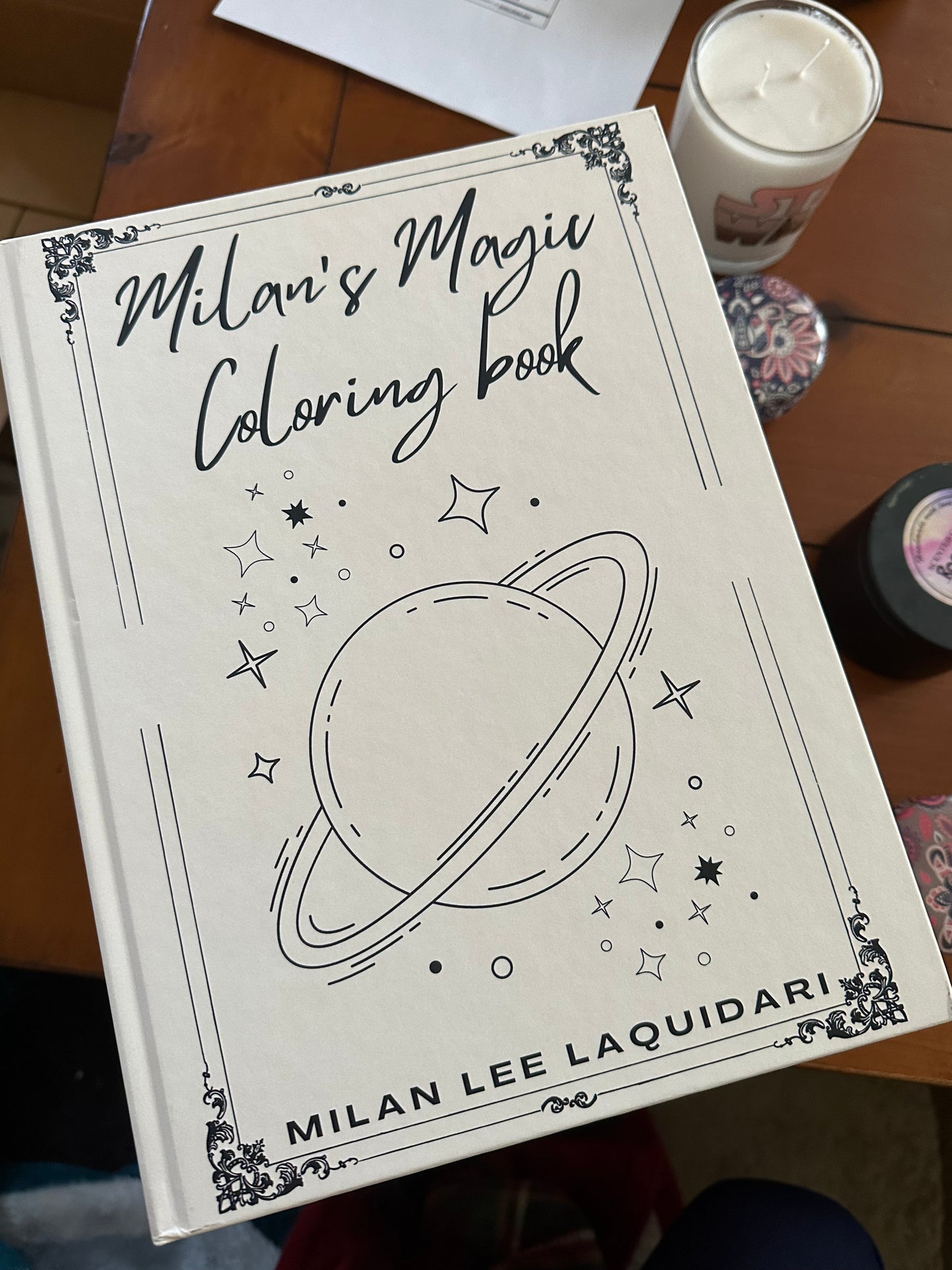 Milan's Magic Manifestation Coloring Book - Full Sized Hardcover